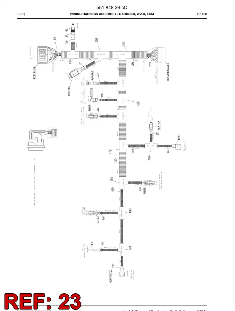55185594 551 855 94 Accessories for connector - Sandvik Technical Drawing