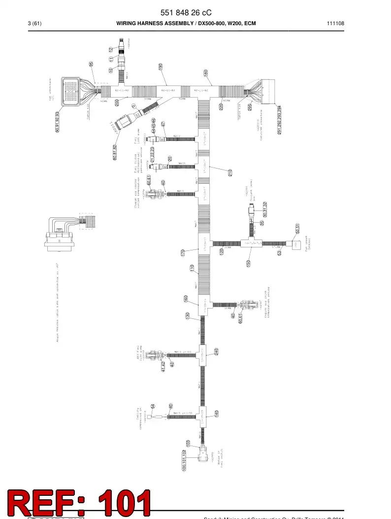 55185610 551 856 10 Female contact - Sandvik Technical Drawing