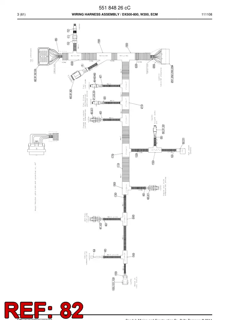 55185628 551 856 28 Accessories for connector - Sandvik Technical Drawing