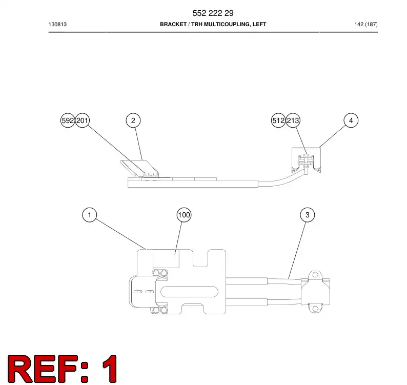 55185737a 551 857 37a Plate - Sandvik Technical Drawing