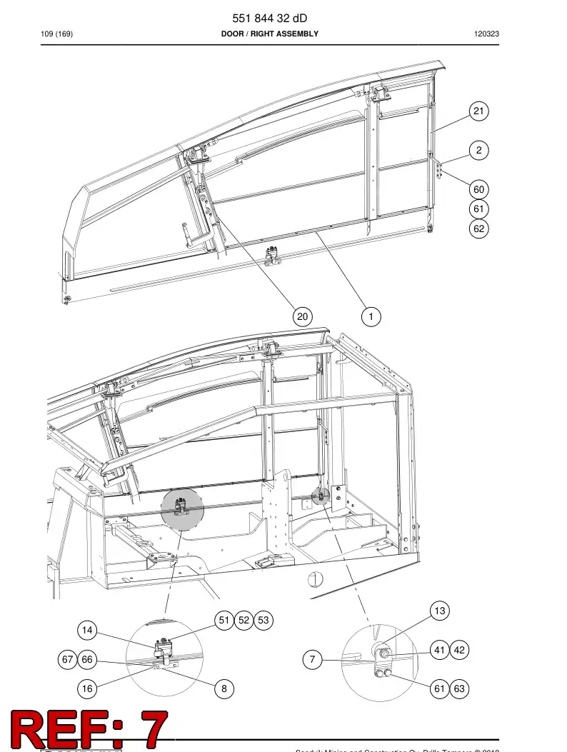 55185770 551 857 70 Supporting block - Sandvik Technical Drawing