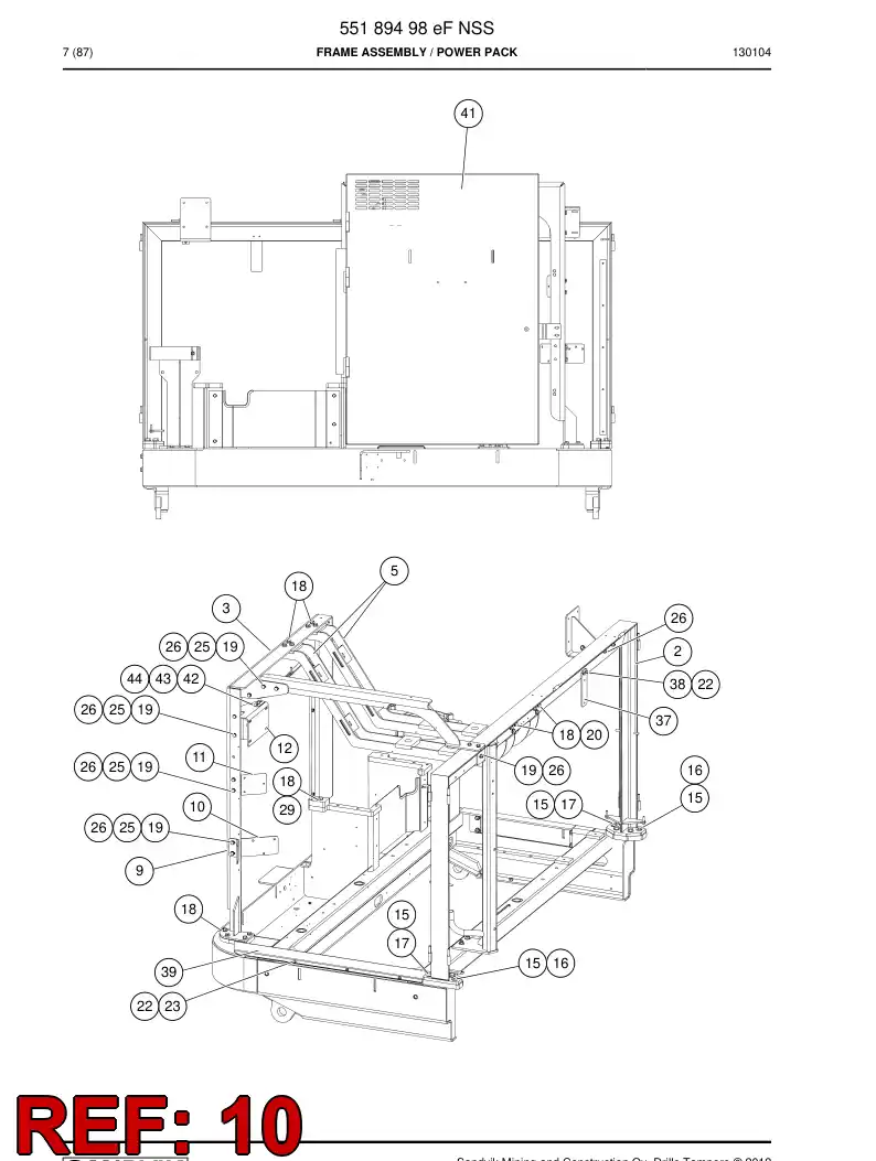 55185821a 551 858 21a Bracket - Sandvik Technical Drawing