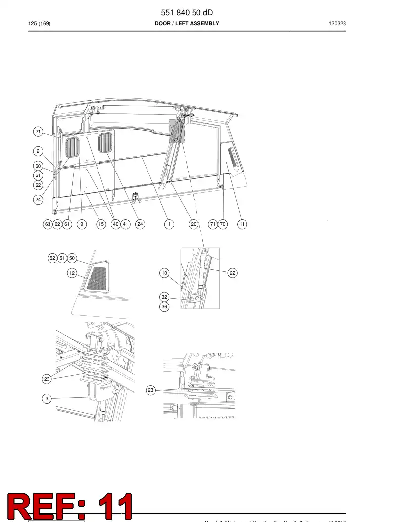 55186056 551 860 56 Plate - Sandvik Technical Drawing
