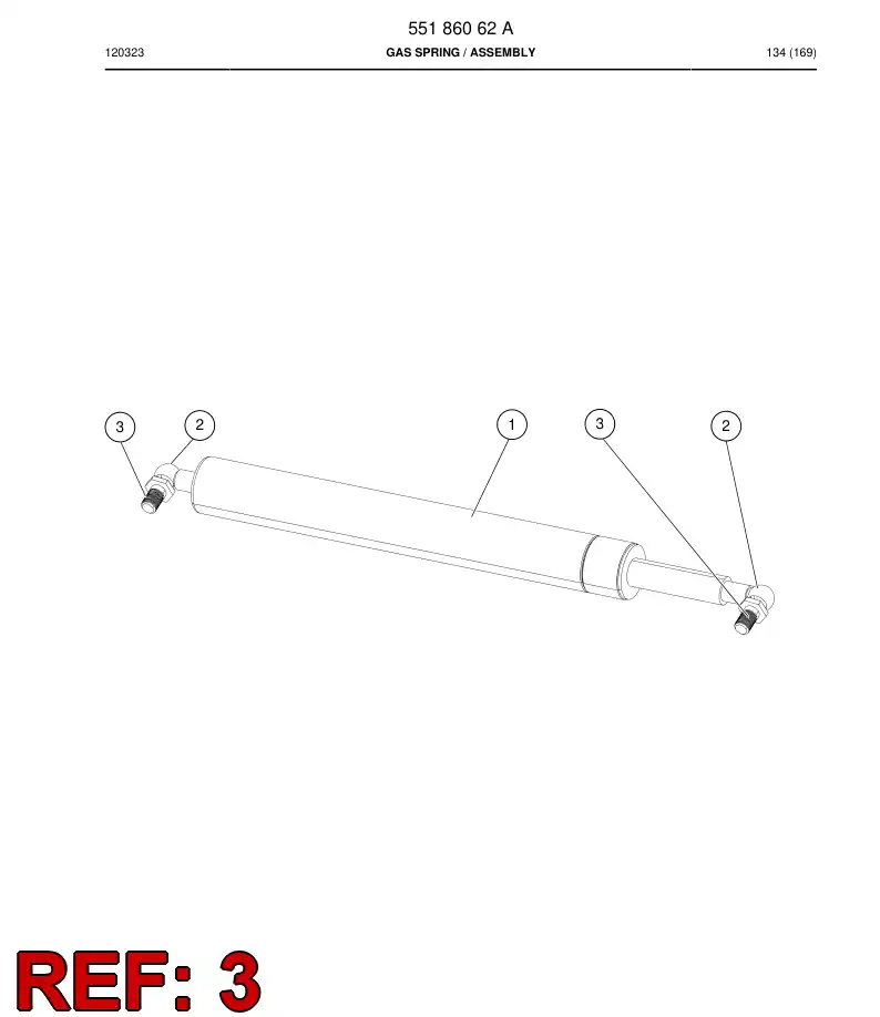 55186061 551 860 61 SEAL, Ball - Sandvik Technical Drawing