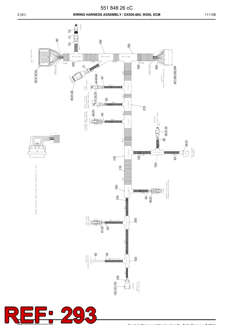 55186209 551 862 09 Contact, Male - Sandvik Technical Drawing