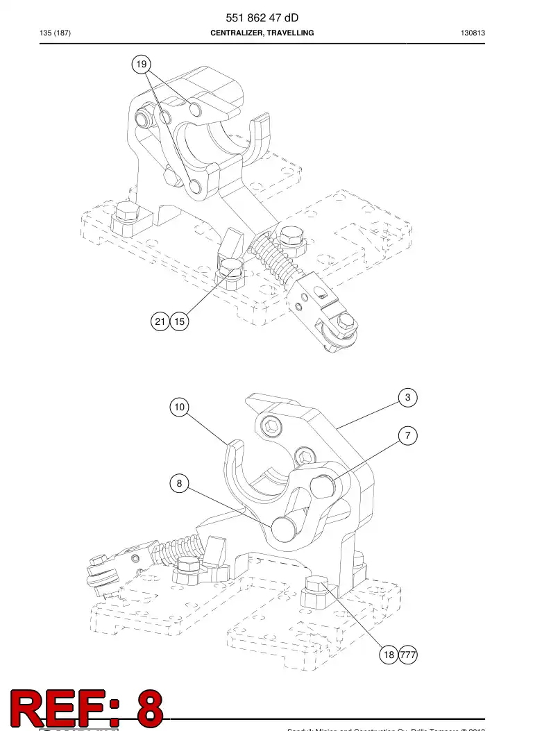 55186249a 551 862 49a Pin - Sandvik Technical Drawing
