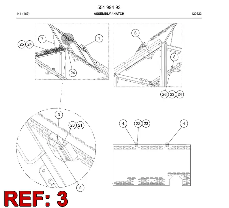 55186560 551 865 60 Plate - Sandvik Technical Drawing