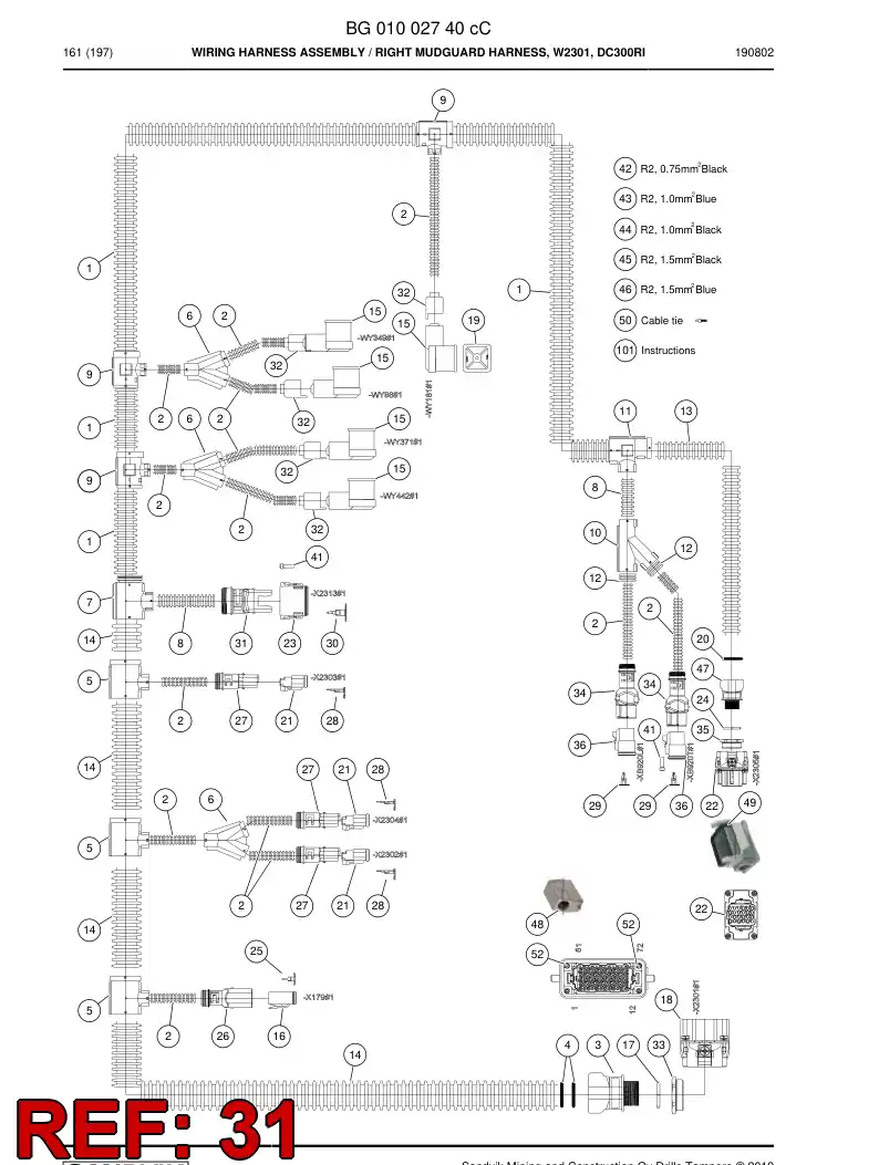 55186880 551 868 80 Accessories, Connector - Sandvik Technical Drawing