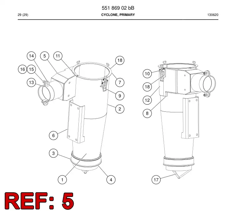 55186956 551 869 56 Housing - Sandvik Technical Drawing
