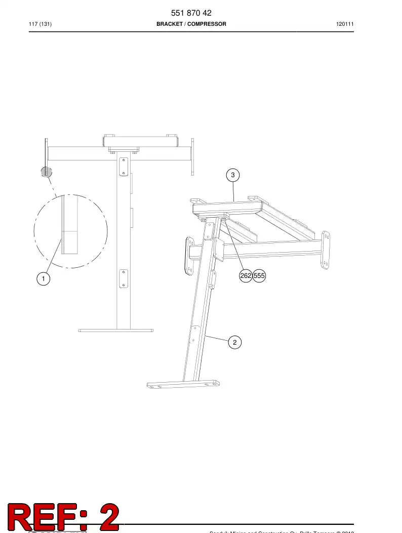 55187043 551 870 43 WELDING ASSEMBLY - Sandvik Technical Drawing