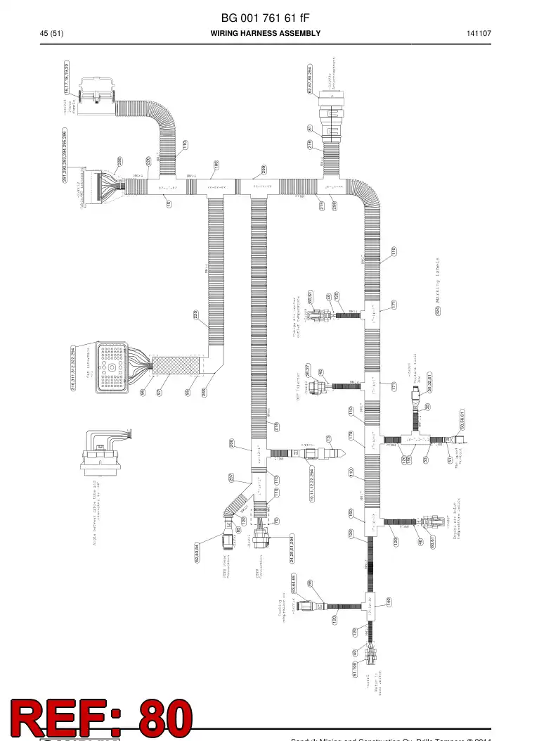 55187433 551 874 33 Connector - Sandvik Technical Drawing