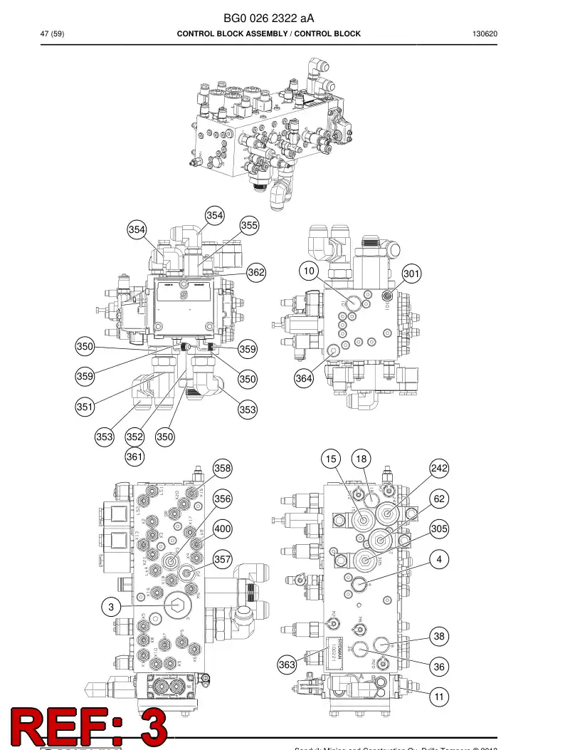 55187505 551 875 05 Cartridge - Sandvik Technical Drawing