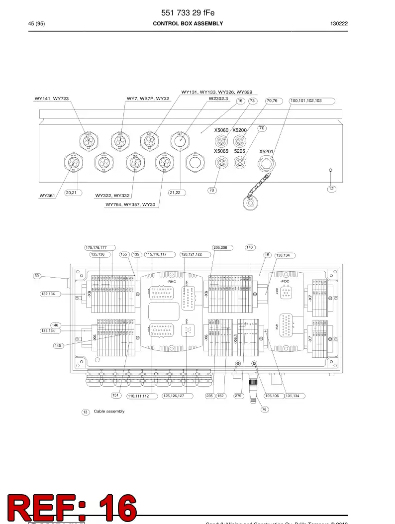 55187670a 551 876 70a Decal - Sandvik Technical Drawing