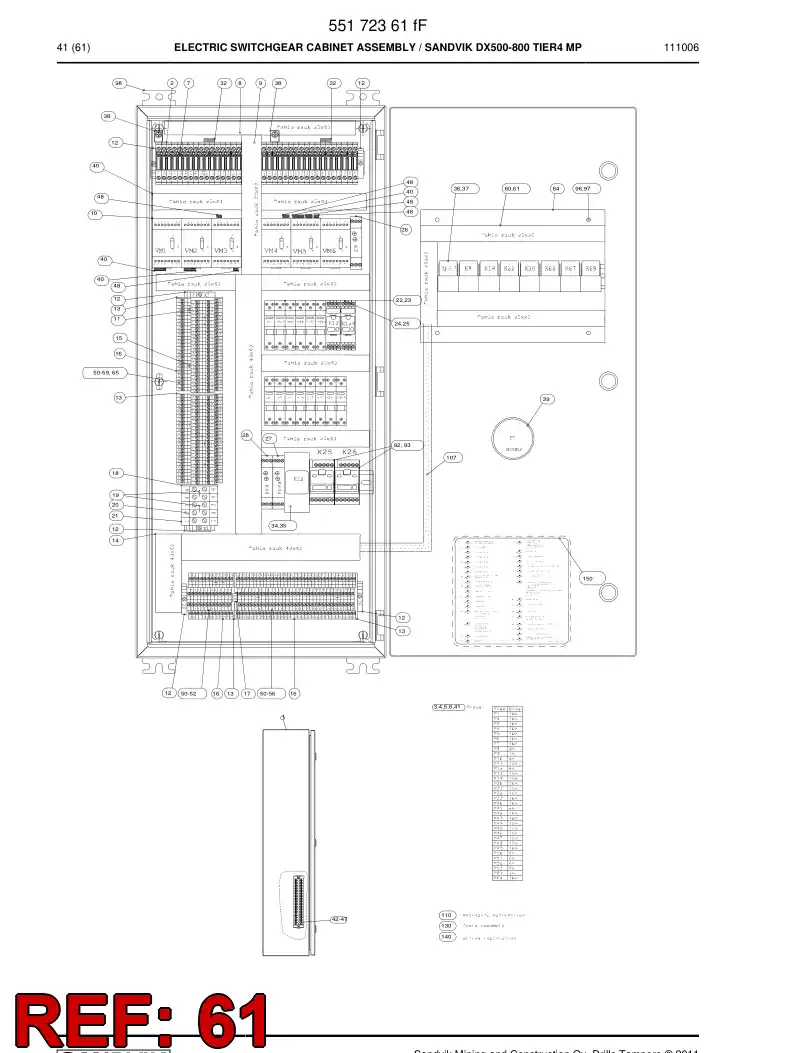 55187815 551 878 15 Cover - Sandvik Technical Drawing