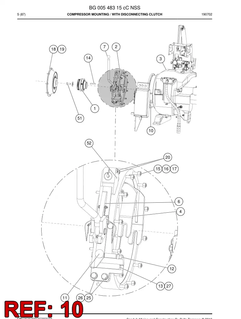 55187886b 551 878 86b Plate - Sandvik Technical Drawing