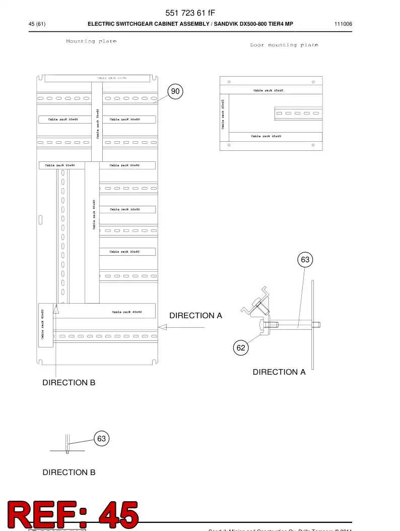 55187892 551 878 92 Holder - Sandvik Technical Drawing