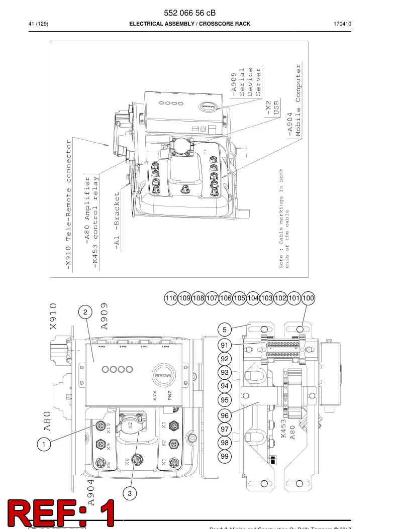 55187912a 551 879 12a Computer - Sandvik Technical Drawing