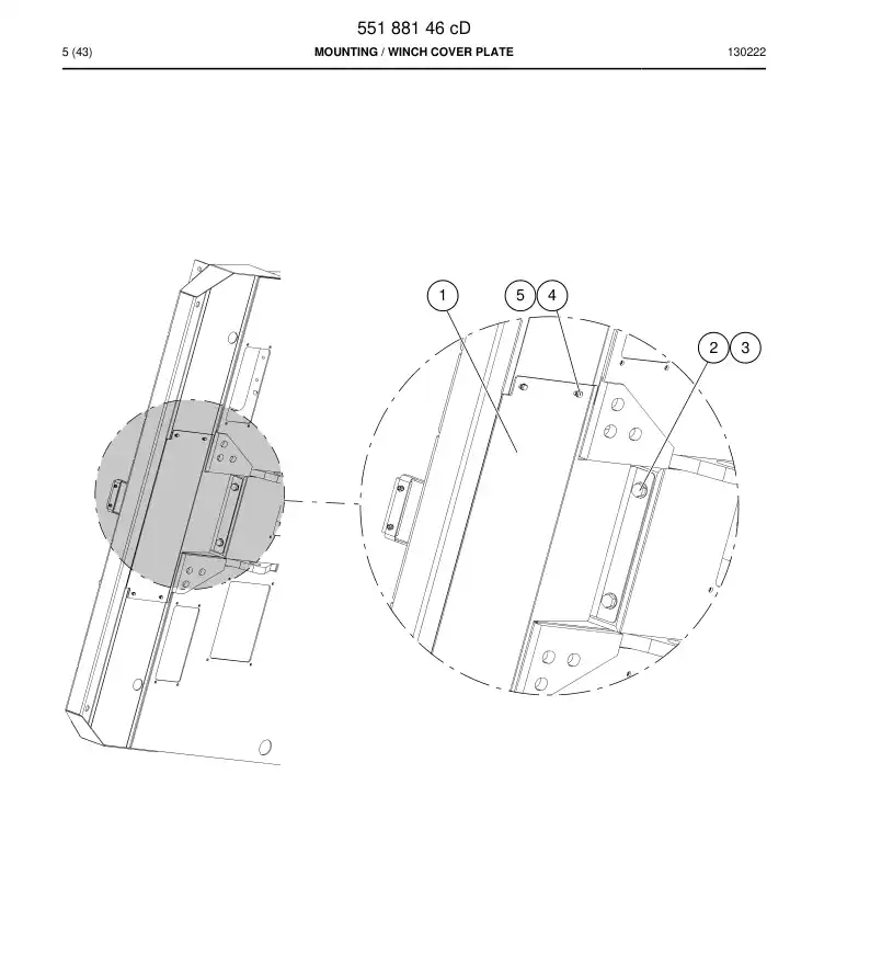 55188146c 551 881 46c Mounting - Sandvik Technical Drawing