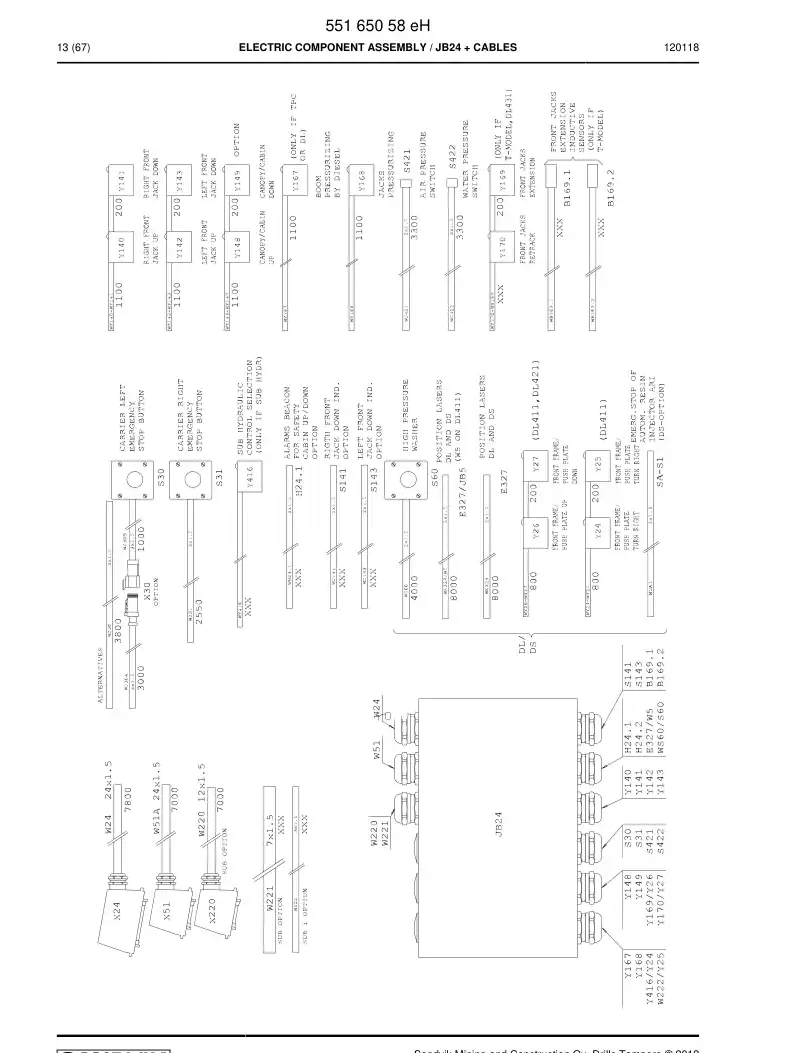 55188473a 551 884 73a Marking label set - Sandvik Technical Drawing