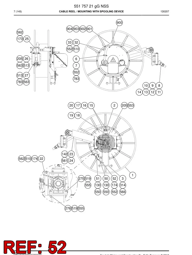 55188553a 551 885 53a Bracket - Sandvik Technical Drawing