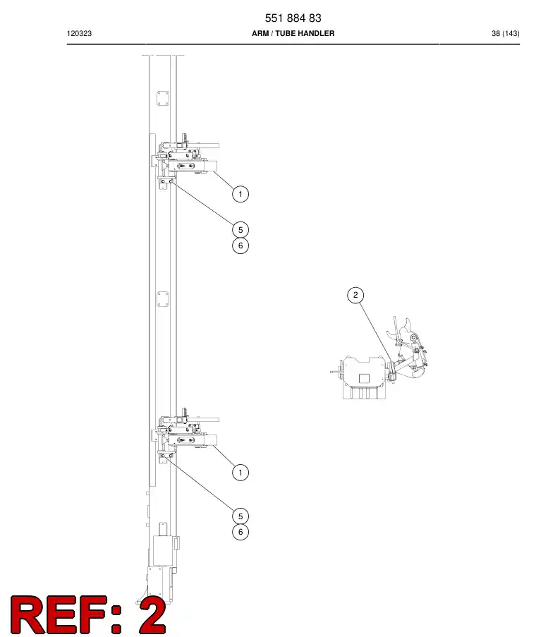 55188646a 551 886 46a Shim - Sandvik Technical Drawing