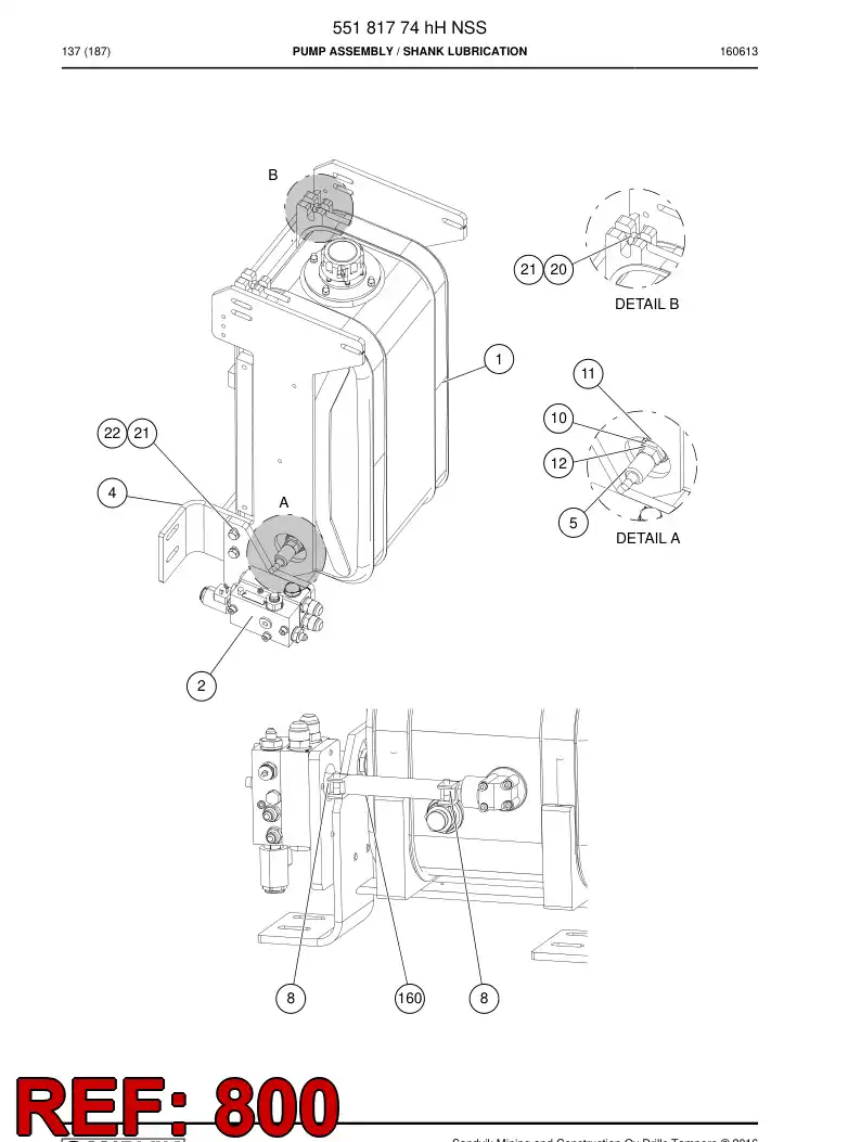 55188750d 551 887 50d Hosing Set - Sandvik Technical Drawing