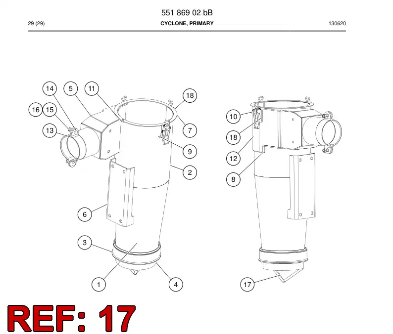 55189270 551 892 70 Spider - Sandvik Technical Drawing