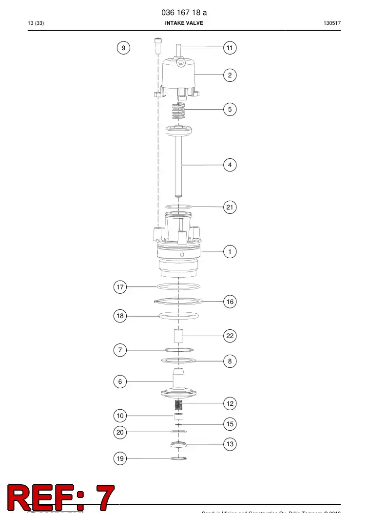 55189272 551 892 72 Hose Assembly, Hydraulic - Sandvik Technical Drawing