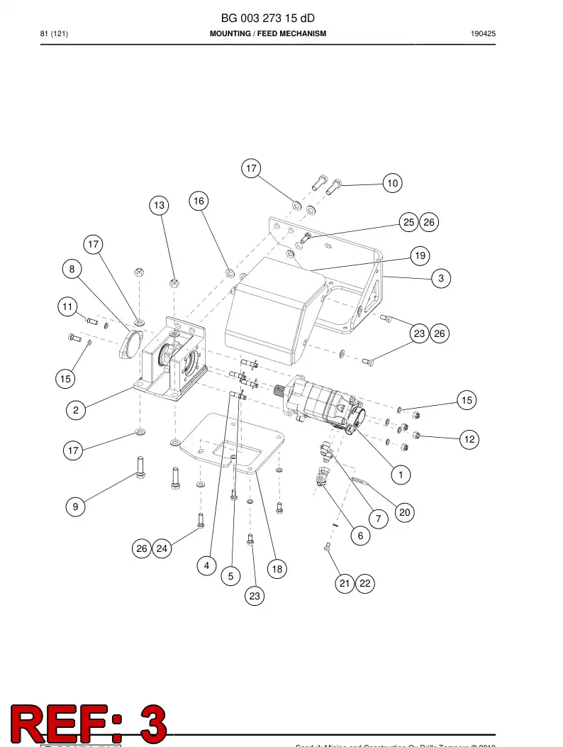 55189452 551 894 52 Plate, Cover - Sandvik Technical Drawing