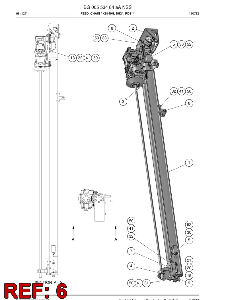 55189545b 551 895 45b Plate, End - Sandvik Technical Drawing