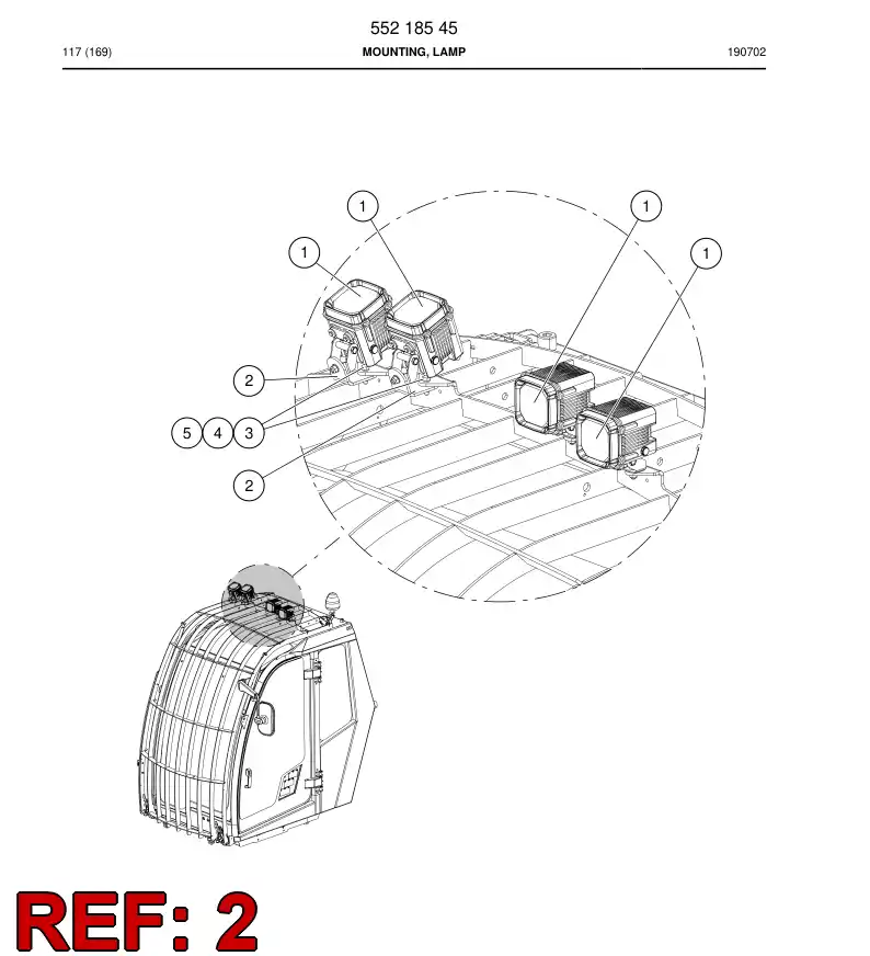 55189718a 551 897 18a Bracket - Sandvik Technical Drawing