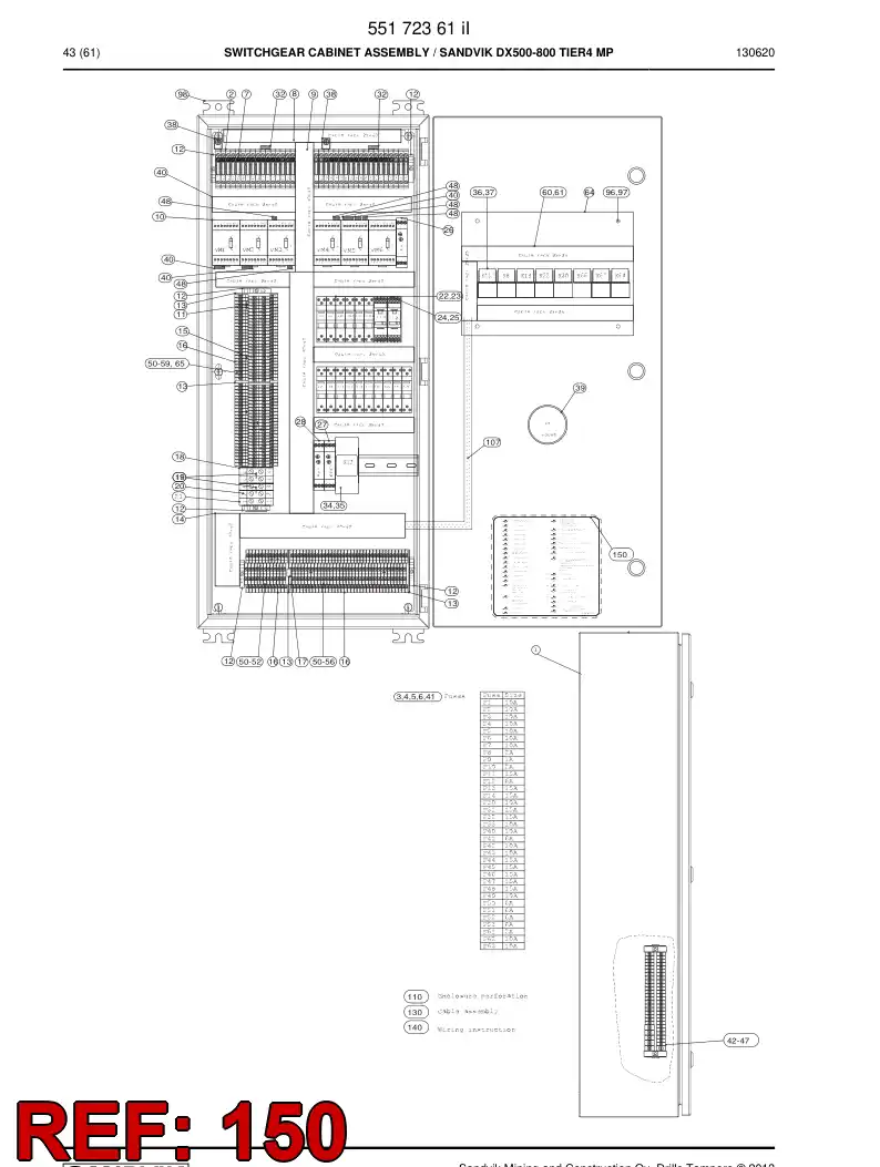 55189750d 551 897 50d Decal - Sandvik Technical Drawing