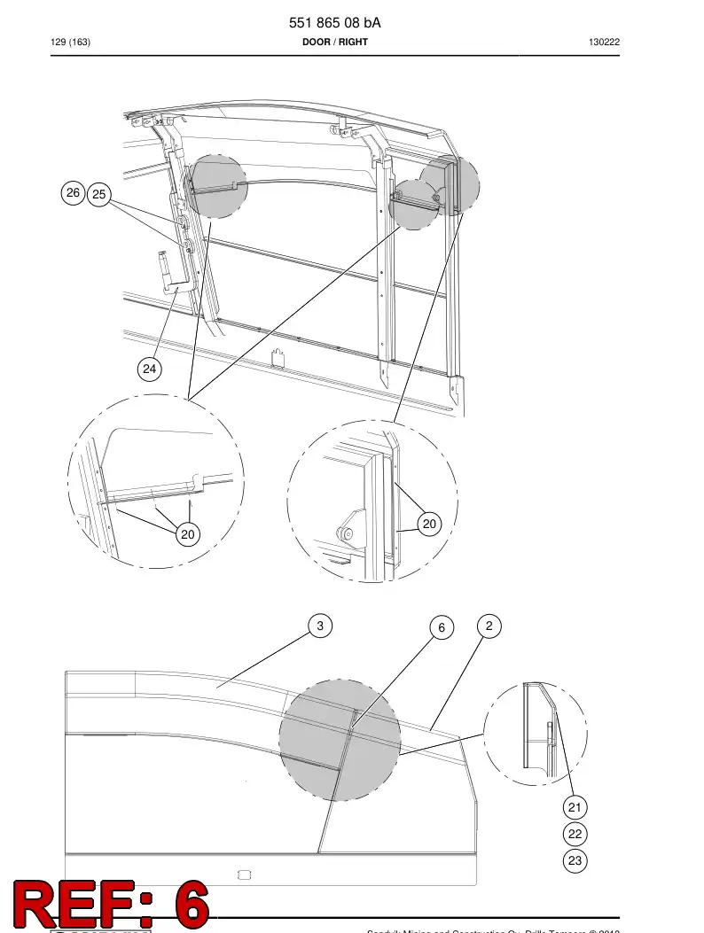 55189862a 551 898 62a Seal - Sandvik Technical Drawing