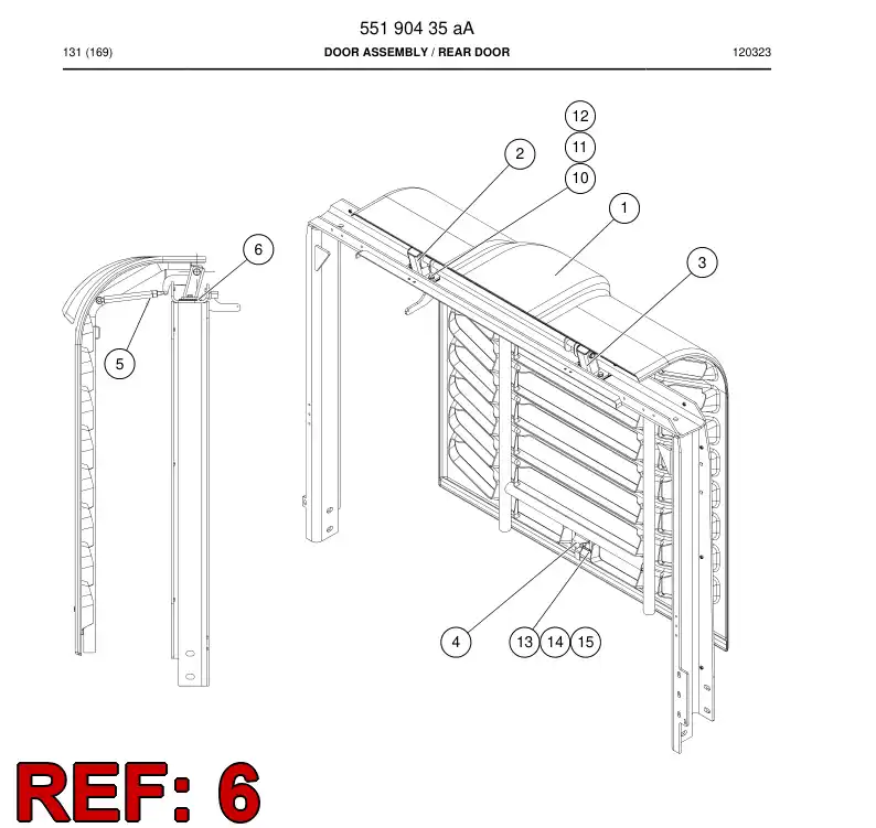 55190469 551 904 69 Shim - Sandvik Technical Drawing