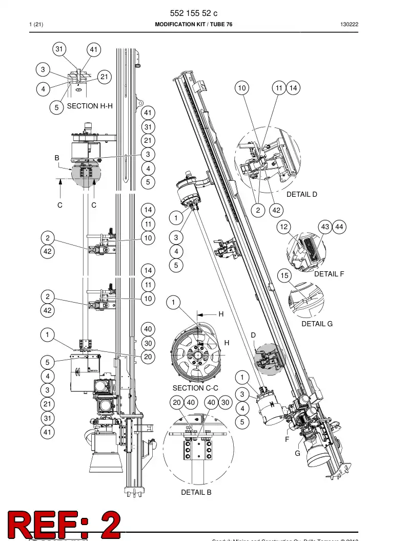 55190632a 551 906 32a Jaw - Sandvik Technical Drawing