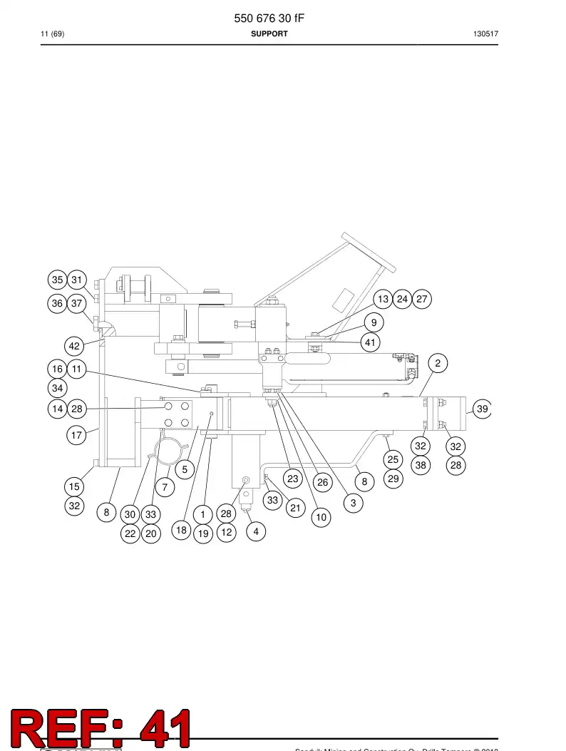 55191159 551 911 59 Shim - Sandvik Technical Drawing