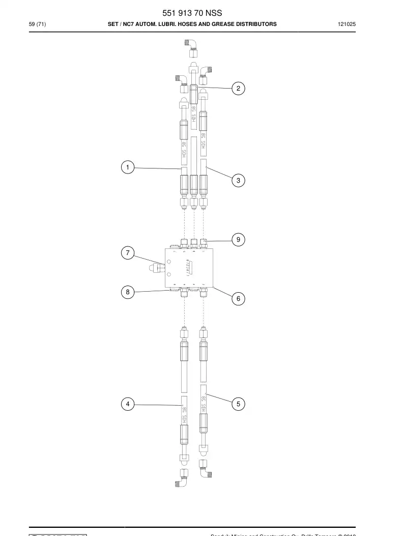 55191370 551 913 70 SET - Sandvik Technical Drawing