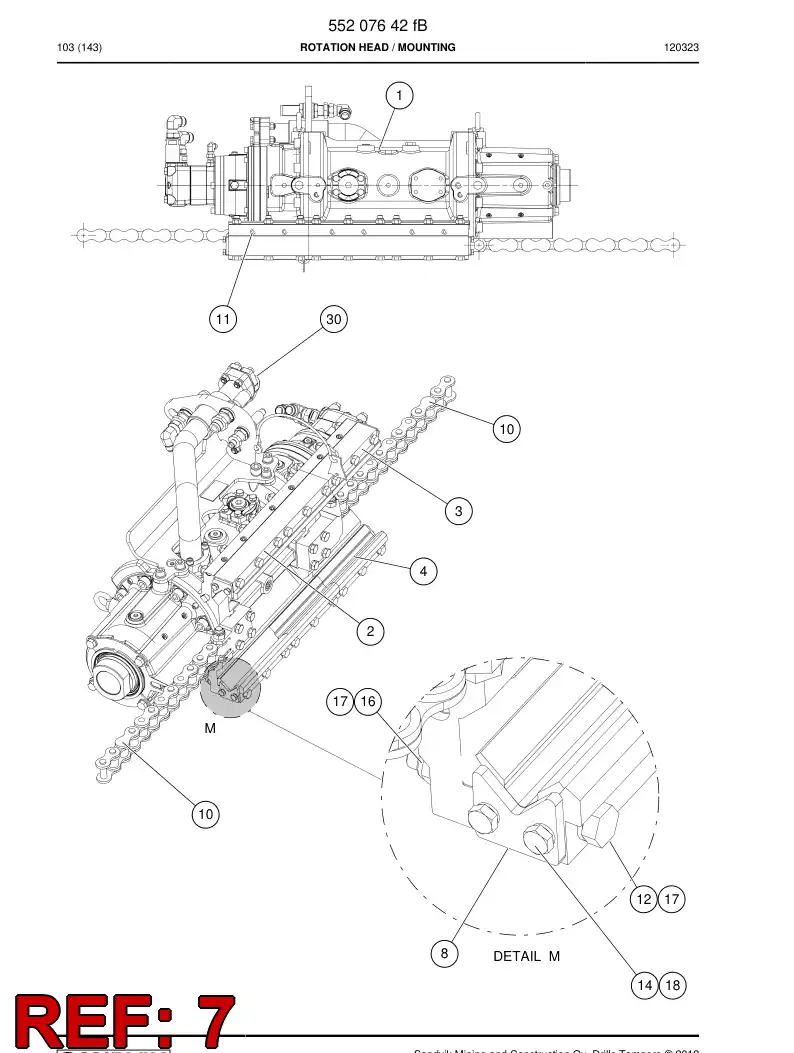 55191439c 551 914 39c Spline - Sandvik Technical Drawing