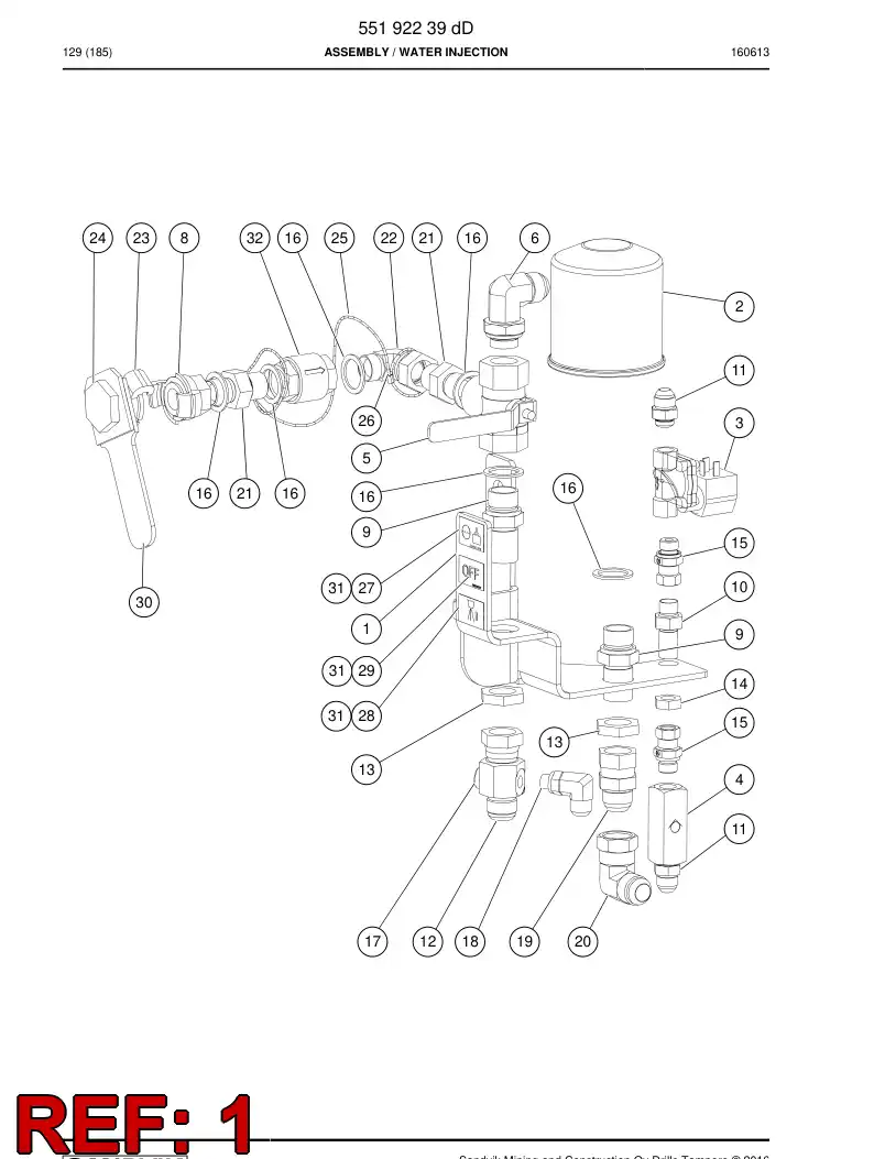 55191494a 551 914 94a Plate - Sandvik Technical Drawing
