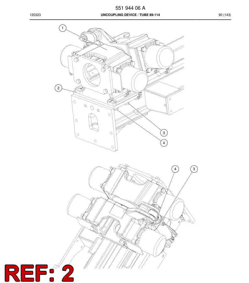 55192397 551 923 97 Shim - Sandvik Technical Drawing