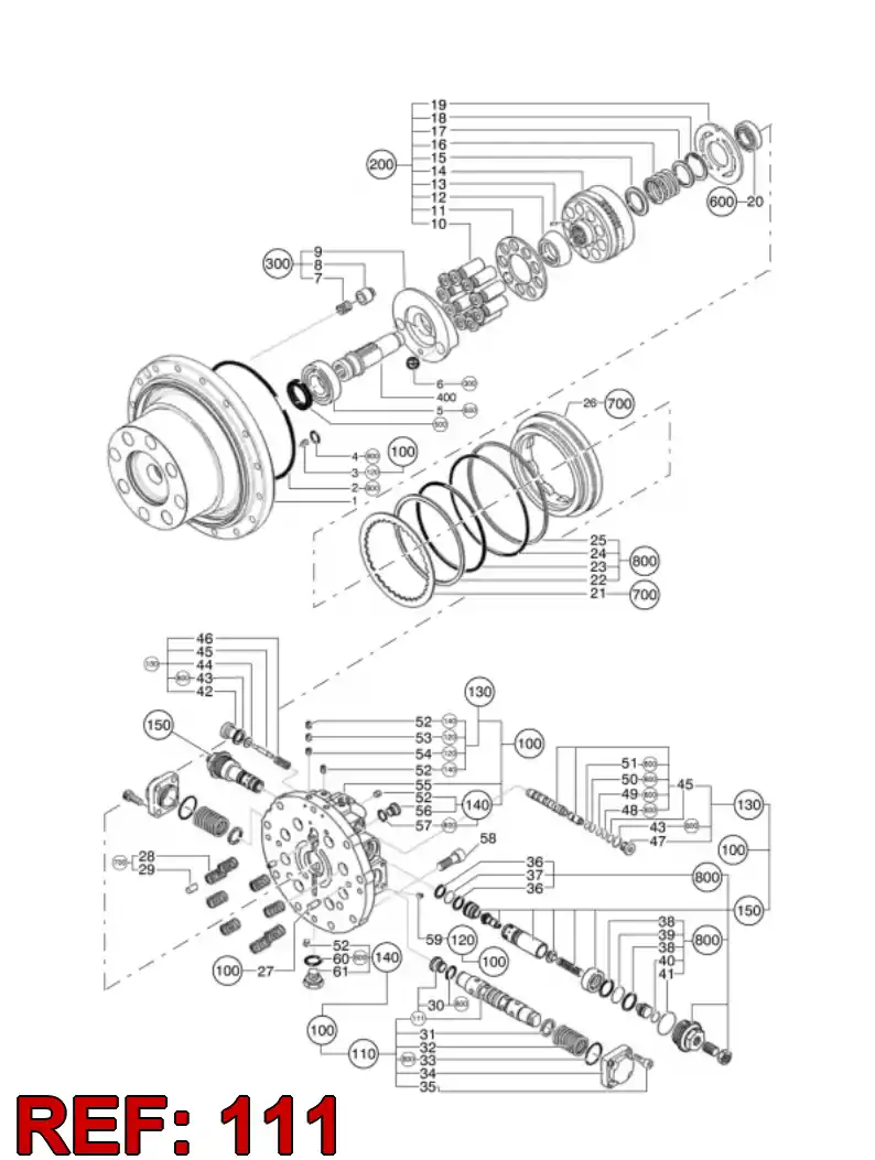 55192431 551 924 31 PISTON ASSEMBLY - Sandvik Technical Drawing