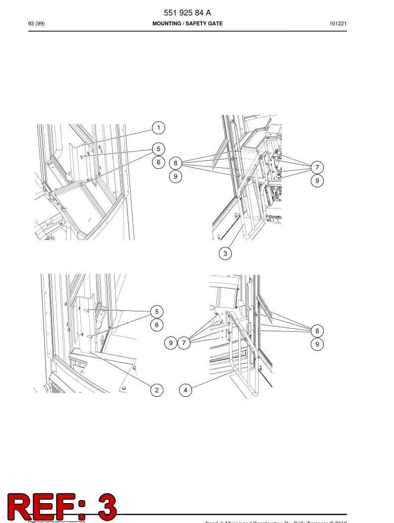 55192586a 551 925 86a ASSEMBLY - Sandvik Technical Drawing