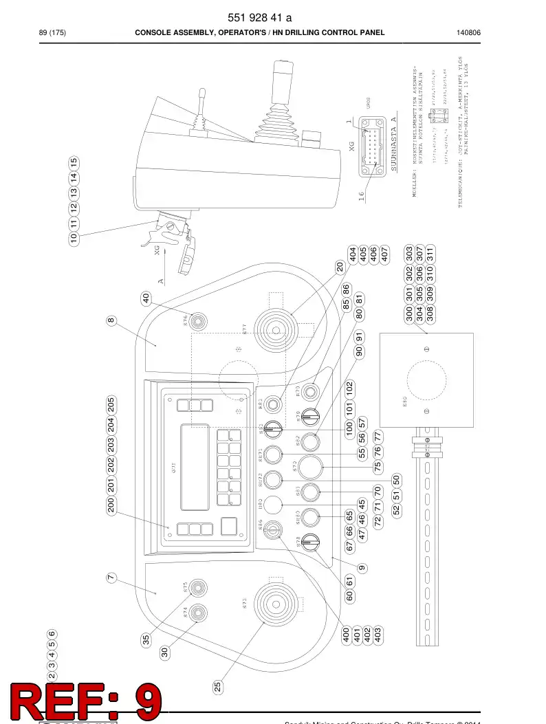 55192845a 551 928 45a ADESIVO - Sandvik Technical Drawing