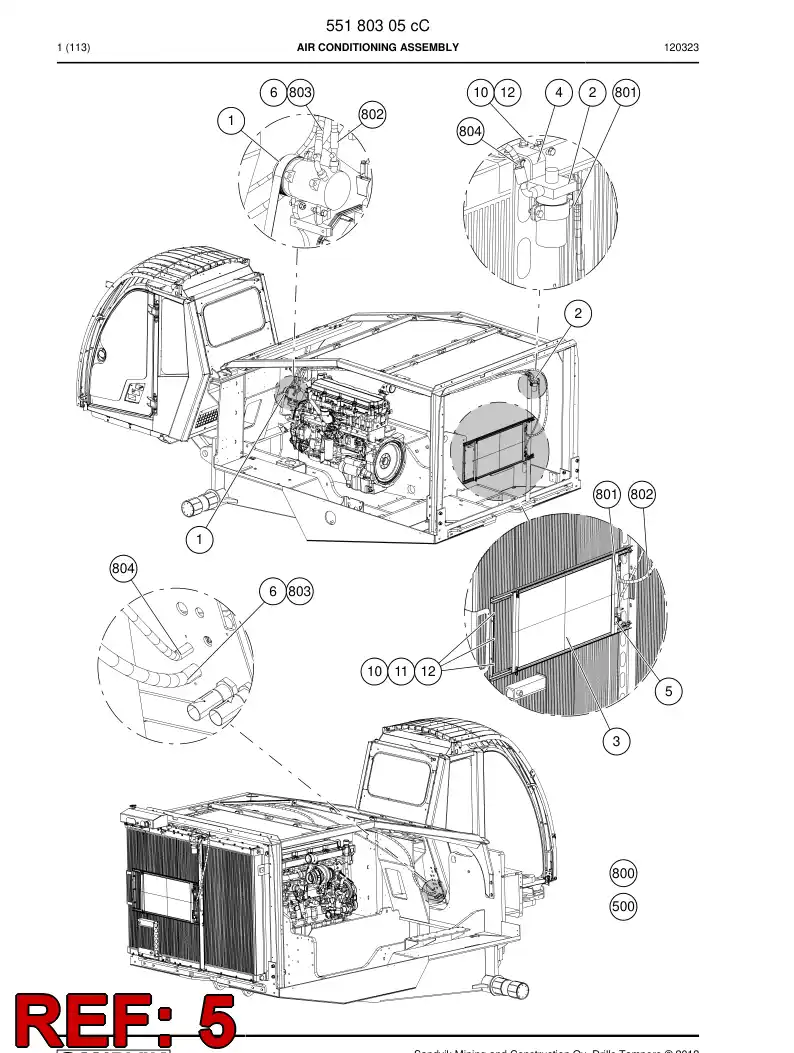 55192871a 551 928 71a Transmitter, Pressure - Sandvik Technical Drawing