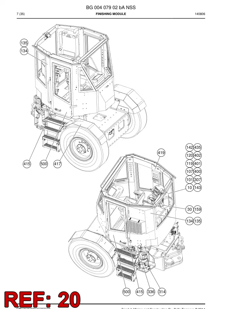 55193085 551 930 85 Sign - Sandvik Technical Drawing