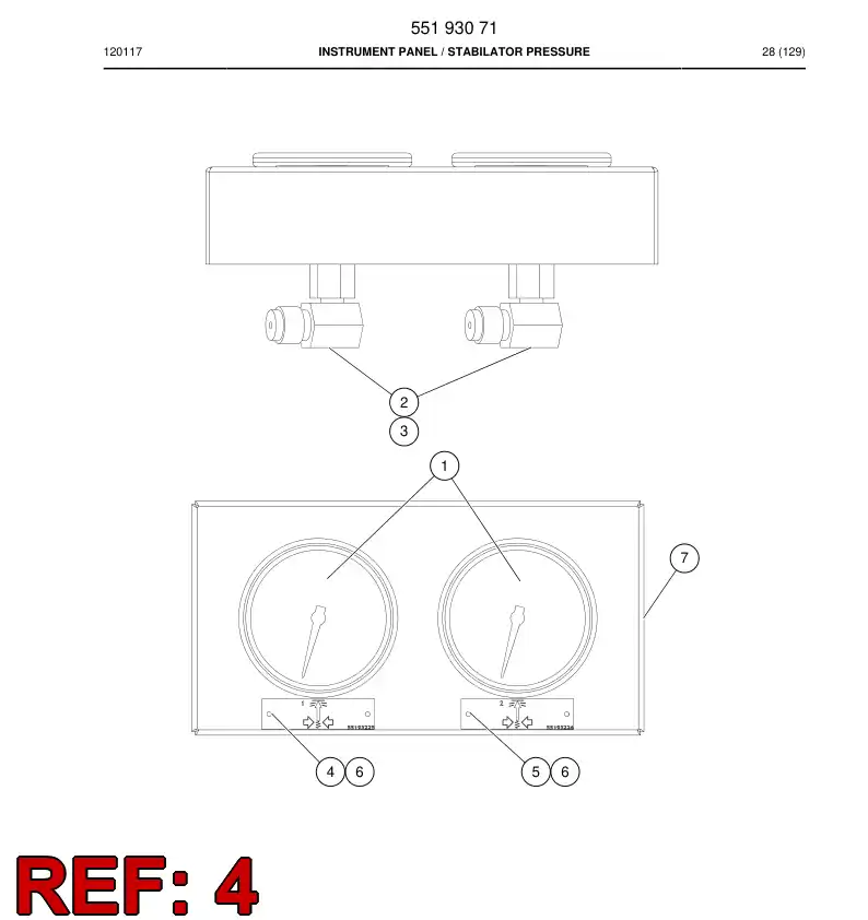 55193225 551 932 25 Sign - Sandvik Technical Drawing