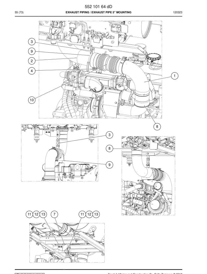 55193271b 551 932 71b Fixing clip - Sandvik Technical Drawing