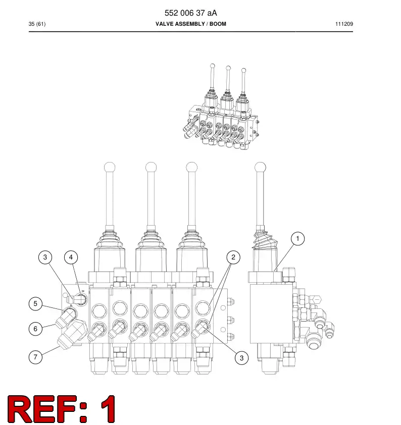 55193286c 551 932 86c Block, Valve - Sandvik Technical Drawing