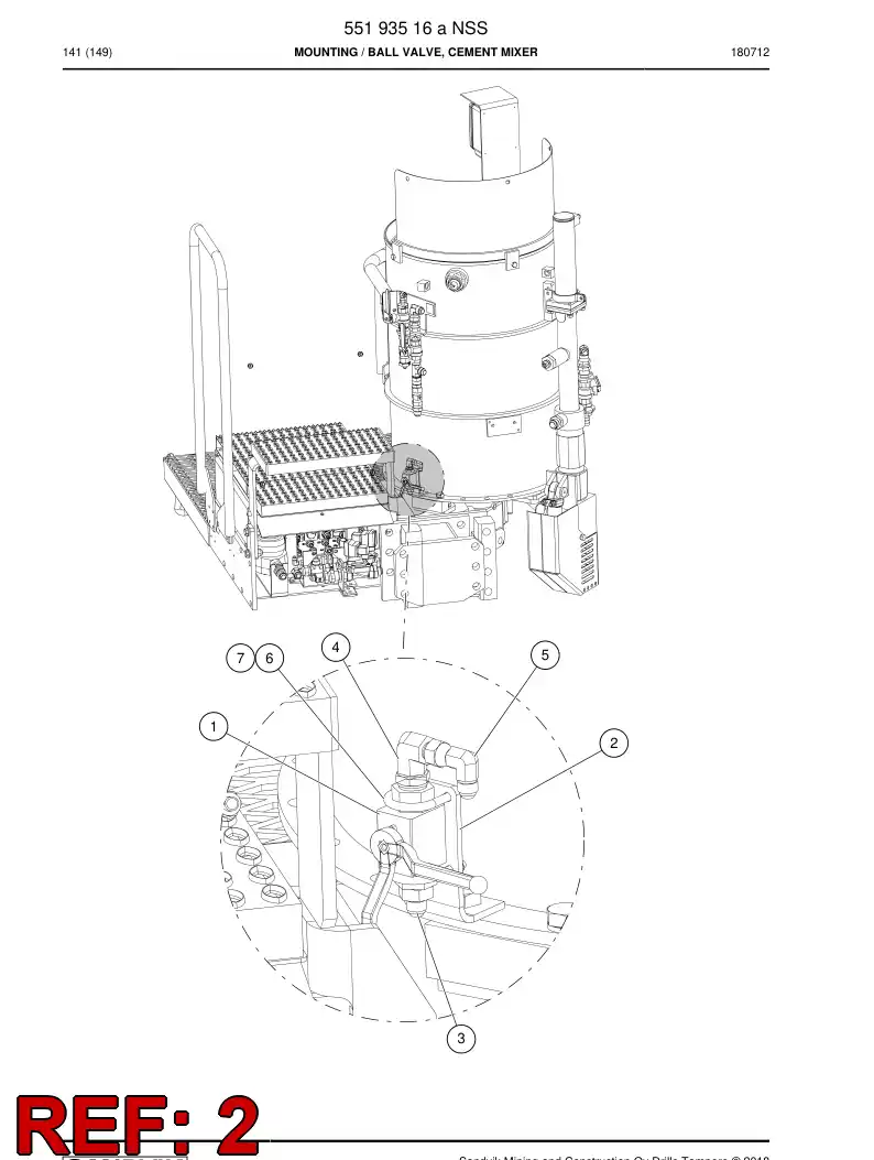55193517a 551 935 17a Plate - Sandvik Technical Drawing