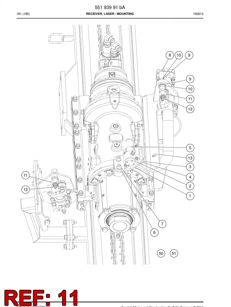 55193992 551 939 92 Adapter - Sandvik Technical Drawing
